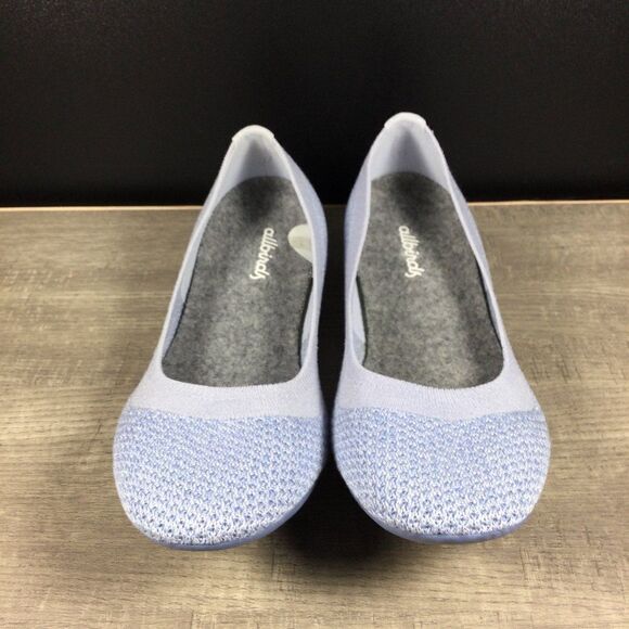 Allbirds Tree Breezers Women's Size 6 Whitecap Blue Slip On Ballet Flats Shoes - Picture 2 of 7